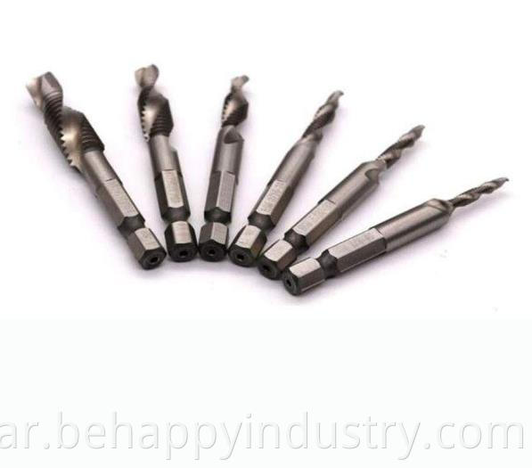 metric thread tap drill bits set